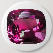 Gemsteinrosa Button (Vorderseite)