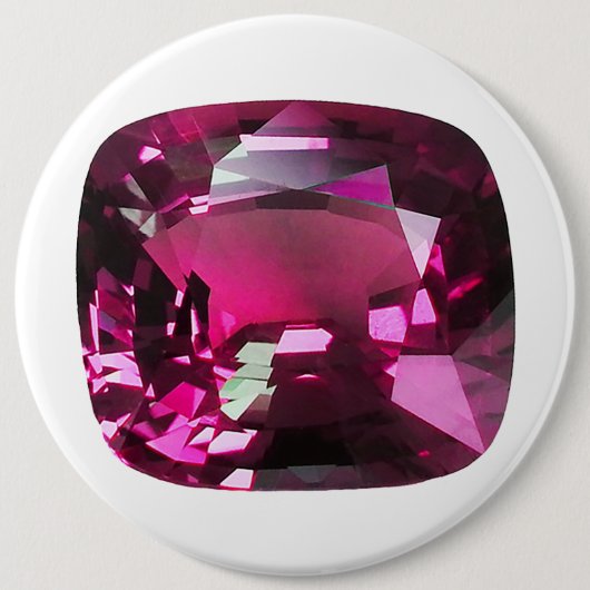 Gemsteinrosa Button (Vorderseite)