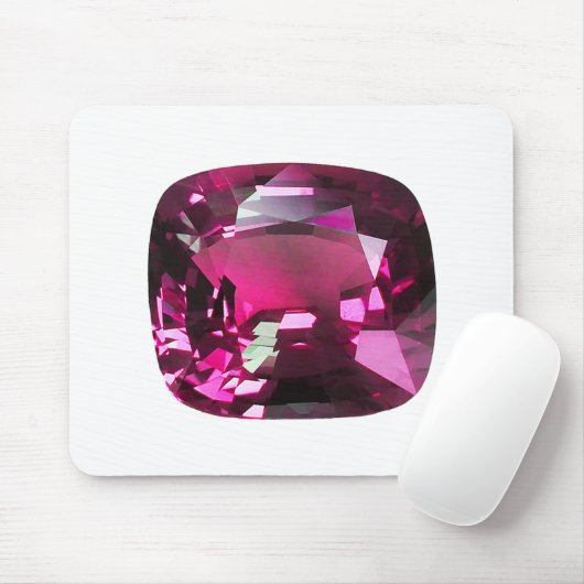 Gemsteinrosa Mousepad (Mit Mouse)