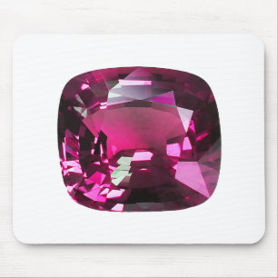 Gemsteinrosa Mousepad