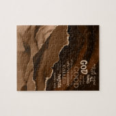 Gemstone Agate Romans 8:28 Bibelverse Puzzle (Horizontal)