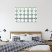 Gemstone Art, Blau und Gelb Leinwanddruck (Insitu (Schlafzimmer))