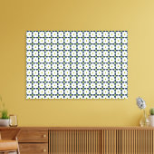 Gemstone Art, Blau und Gelb Leinwanddruck (Insitu (Wohnzimmer))