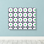 Gemstone Art, grün und Lila Leinwanddruck (Insitu (Holzboden))