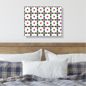 Gemstone Art, Lila grün Leinwanddruck (Insitu (Schlafzimmer))