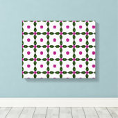 Gemstone Art, Lila grün Leinwanddruck (Insitu (Holzboden))