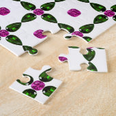 Gemstone Art, Lila grün Puzzle (Seite)