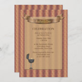 Gemstone Backing Vatertag Einladung (Vorne/Hinten)