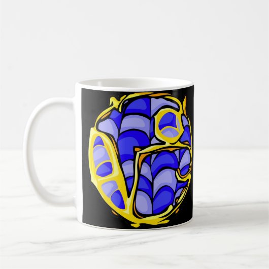 Gemstone Colored Capricorn Kaffeetasse (Links)