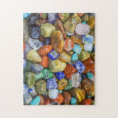 Gemstone Crystal Tumbled Stones Gemology Puzzle (Vertikal)