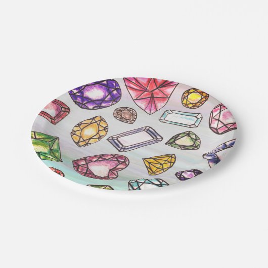 Gemstone Design Paper-Teller Pappteller (Schrägansicht)