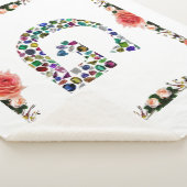 Gemstone Diamond Initial G Monogram Art Sherpadecke (3/4)