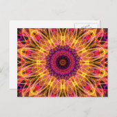 Gemstone Dream Kaleidoskop Postkarte (Vorne/Hinten)