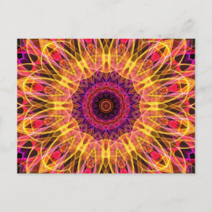 Gemstone Dream Kaleidoskop Postkarte