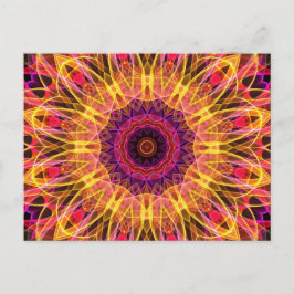 Gemstone Dream Kaleidoskop Postkarte