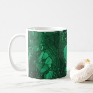 Gemstone Foto Bright Green Swirbeln Abstrakt Kaffeetasse