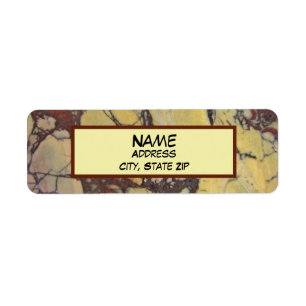 Gemstone Gelb Rot Agate Foto Abstrakter Marmor