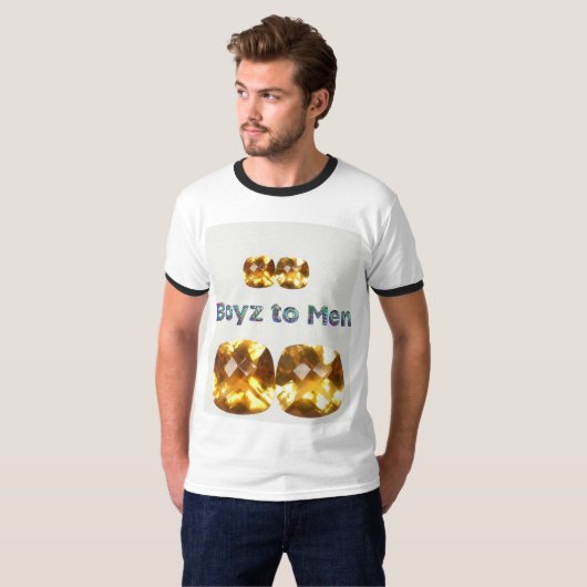 Gemstone Glow Up: Boyz to Men Wall Art T-Shirt (Vorne ganz)