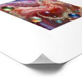 Gemstone Harmonie: Watercolor Wonder Poster (Ecke)