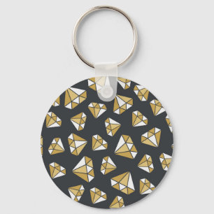 Gemstone hielt Vintages nahtloses Muster für. Schlüsselanhänger