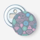 Gemstone-Icon-Muster Flaschenöffner (Vorderseite)