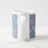 Gemstone-Icon-Muster Jumbo-Tasse (Rückseite)