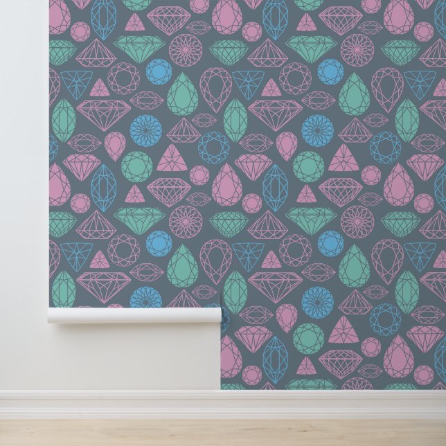 Gemstone Icon-Muster Tapete (Anwendung)