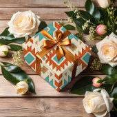 Gemstone Inspiriert Indianerstamm Geschenkpapier