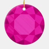 Gemstone / Jewel Graphic Image Keramik Ornament (Hinten)