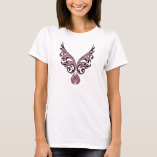 Gemstone-Kette Pink T-Shirt
