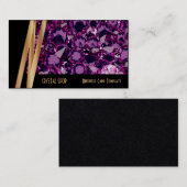 Gemstone Lila Amethyst Visitenkarte (Vorne/Hinten)