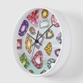 Gemstone Lovers Wall Clock Uhr (Winkel)