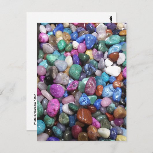 Gemstone Mix Postkarte (Vorne/Hinten)
