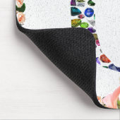 Gemstone Monogram Letter Q Mousepad (Ecke)