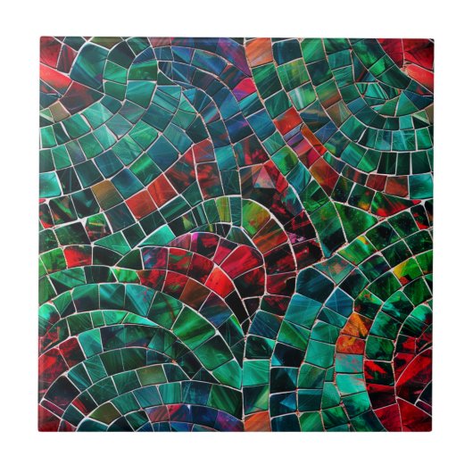 Gemstone Mosaik Keramik Tile Fliese (Vorderseite)