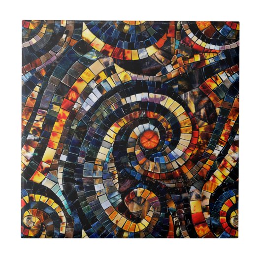 Gemstone Mosaik Keramik Tile Fliese (Vorderseite)