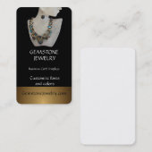 Gemstone Necklace Juwelier Shop Visitenkarte (Vorne/Hinten)