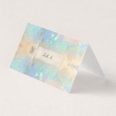 Gemstone Opal Crystal Gem Marmorkarte Visitenkarten (Vorderseite)