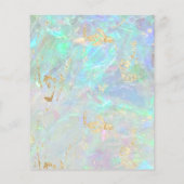 Gemstone opal FALSCH iridescent textur Flyer (Hinten)
