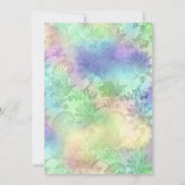 Gemstone Quinceañera Einladung (Rückseite)