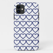 Gemstone Sapphire Blue Heart Case-Mate iPhone Hülle (Rückseite)