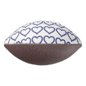 Gemstone Sapphire Blue Heart Football (Gedreht 270)