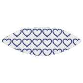 Gemstone Sapphire Blue Heart Football (Panel)