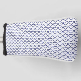 Gemstone Sapphire Blue Heart Golf Headcover