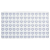 Gemstone Sapphire Blue Heart Kissenbezug (Vorderseite-Rechts)