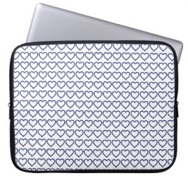 Gemstone Sapphire Blue Heart Laptopschutzhülle