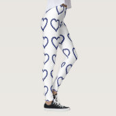 Gemstone Sapphire Blue Heart Leggings (Rechts)
