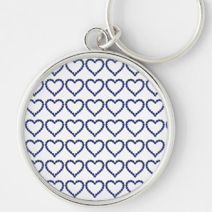 Gemstone Sapphire Blue Heart Schlüsselanhänger