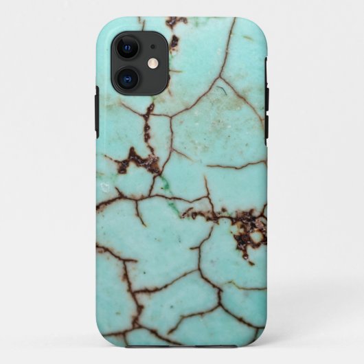 Gemstone Series - Türkis Cracked Case-Mate iPho iPhone Hülle (Rückseite)