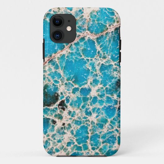 Gemstone Series - Türkisblaue Roadmap - iPho-Case- Case-Mate iPhone Hülle (Rückseite)